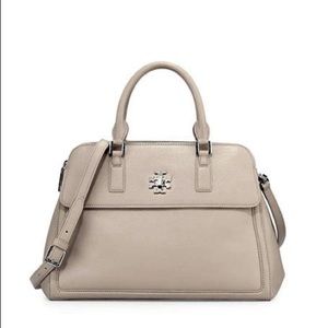 Tory Burch Mercer Dome Satchel - French Gray